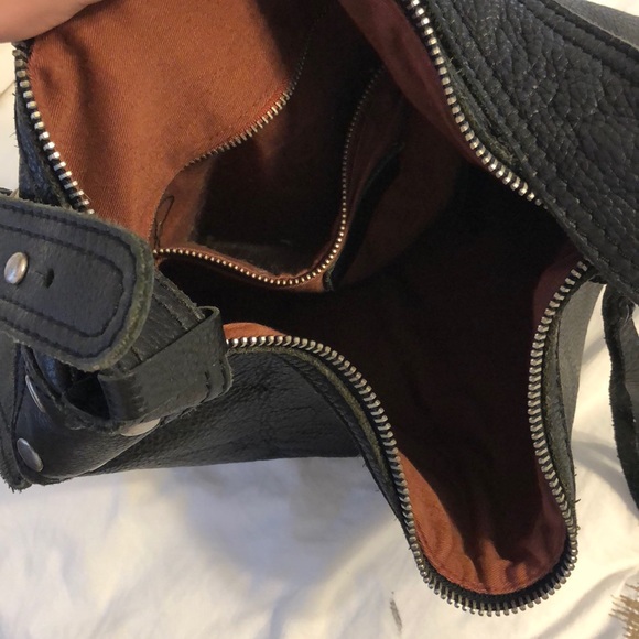 LUCKY BRAND BLACK LEATHER BAG - Picture 3 of 8